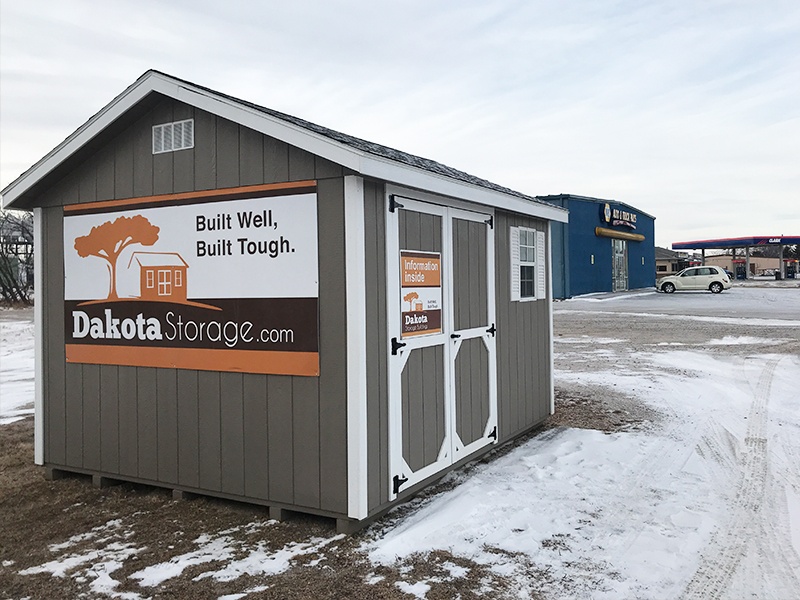 Dakota Storage Buildings' Milbank, South Dakota Shed Display Lot